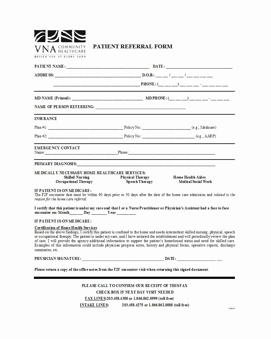 referral forms