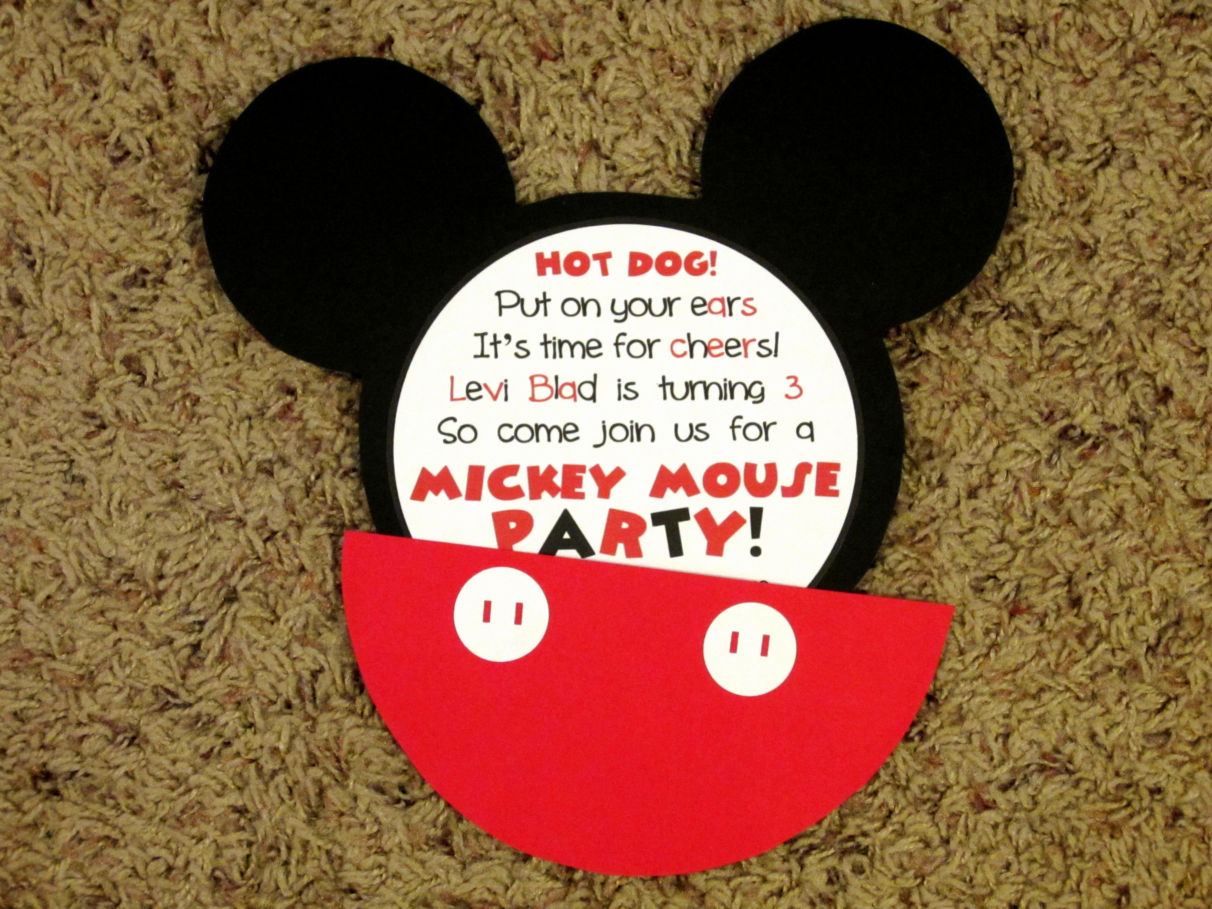 Mickey Mouse Birthday Invitations Template Beautiful Mickey Mouse Invitations Love to Be In the Kitchen