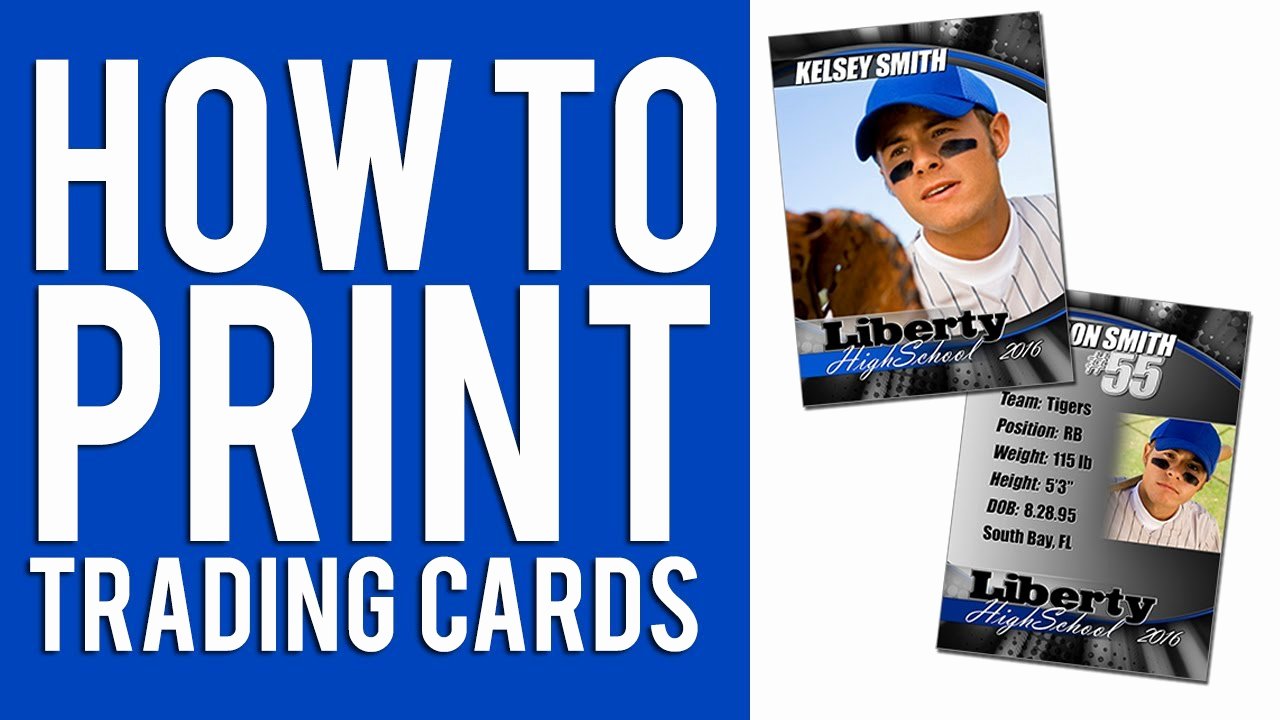 Microsoft Word Trading Card Template Elegant How to Print Custom Trading Cards Tutorial