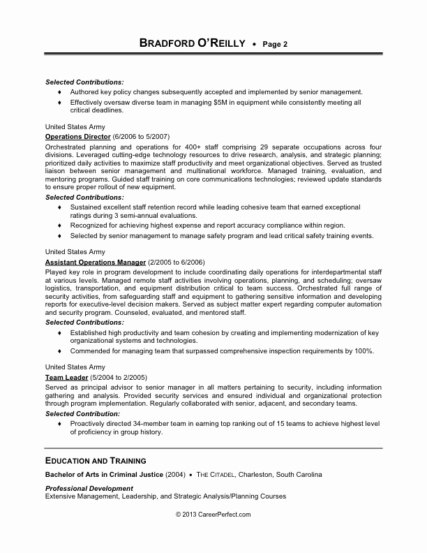 Military Resume Template Microsoft Word Awesome Careerperfect Management Resume after
