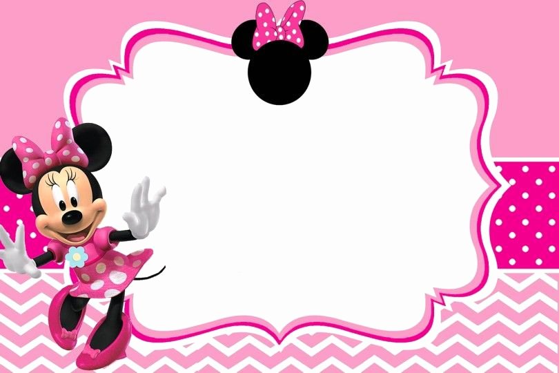 Minnie Mouse Birthday Invitation Fresh Minnie Mouse Birthday Party Invitation Template Free Free Birthday Party Decorations