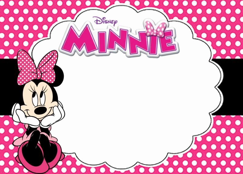 Minnie Mouse Birthday Invitations Best Of Free Printable Minnie Mouse Birthday Party Invitation Card Bunting In 2019