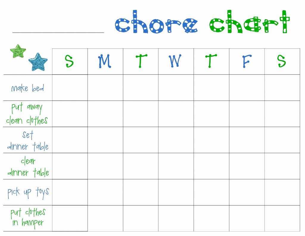 Monthly Chore Chart Template Beautiful Free Printable Chore Charts for toddlers Frugal Fanatic