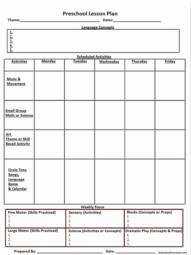 Monthly Lesson Plan Template Lovely 25 Best Ideas About Weekly Lesson Plan Template On Pinterest