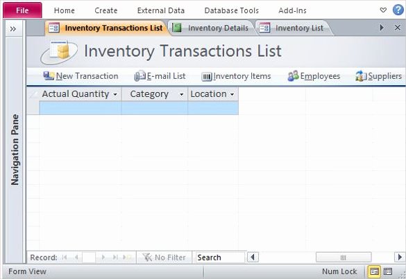 Ms Access Project Management Templates Beautiful Access Inventory Templates – 16 Free Sample Example