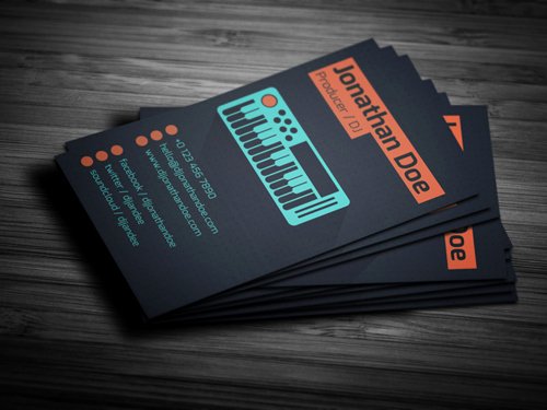 Music Producer Business Cards Best Of Amazing Dj Business Cards Psd Templates Design