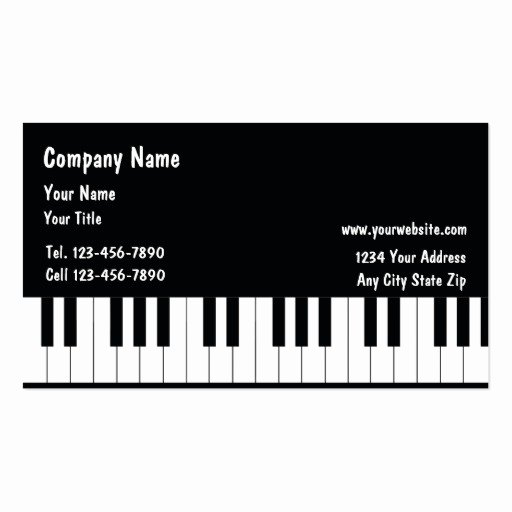 Musician Business Card Examples Lovely Musician Business Cards