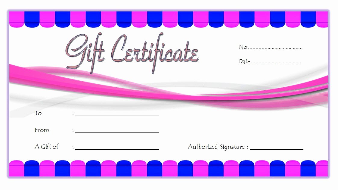 Nail Salon Gift Certificate Template Fresh Salon Gift Certificate Template Free Printable Gift Ftempo