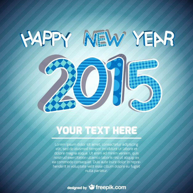 New Year Cards Templates Lovely New Year Card Template Vector