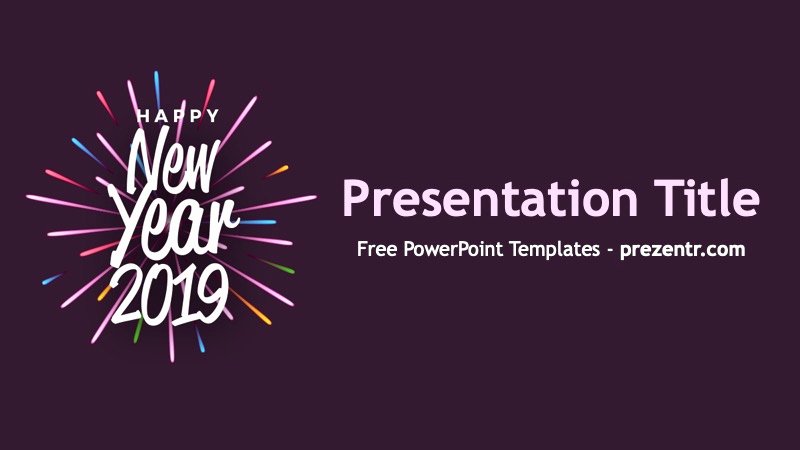 New Year Powerpoint Templates Best Of Free New Year 2019 Powerpoint Template Prezentr Ppt Templates