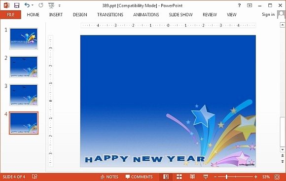 New Year Powerpoint Templates Elegant Free New Year Powerpoint Templates