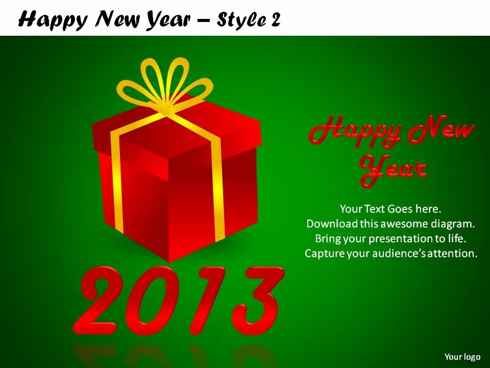 New Year Powerpoint Templates Lovely Happy New Year Style 2 Powerpoint Slides Powerpoint Presentation