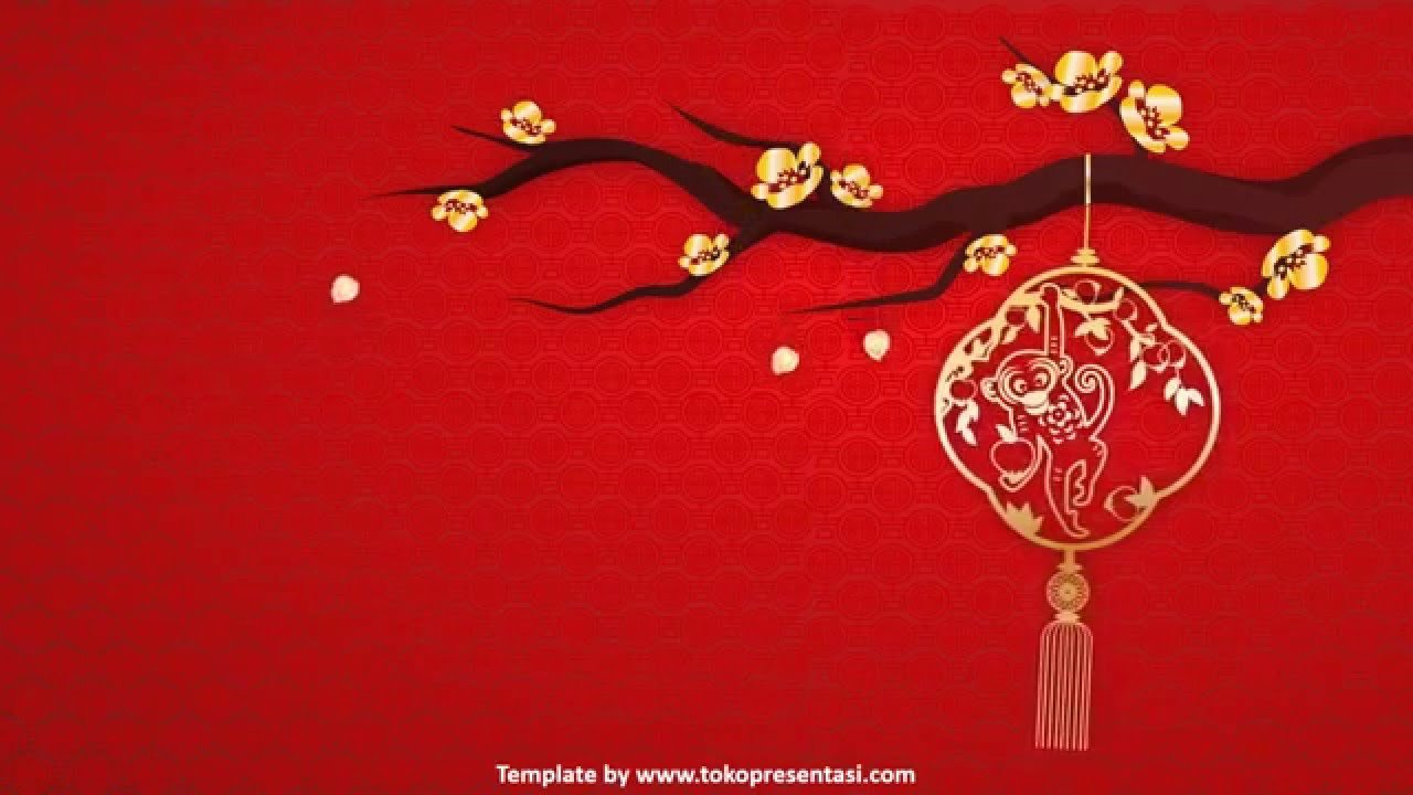 New Year Powerpoint Templates New [tokopresentasi] Ab 004 Free Powerpoint Template Chinese New Year 2016