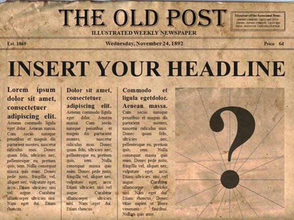 New York Times Newspaper Template Best Of 14 Old Newspaper Templates Free Sample Example format Download