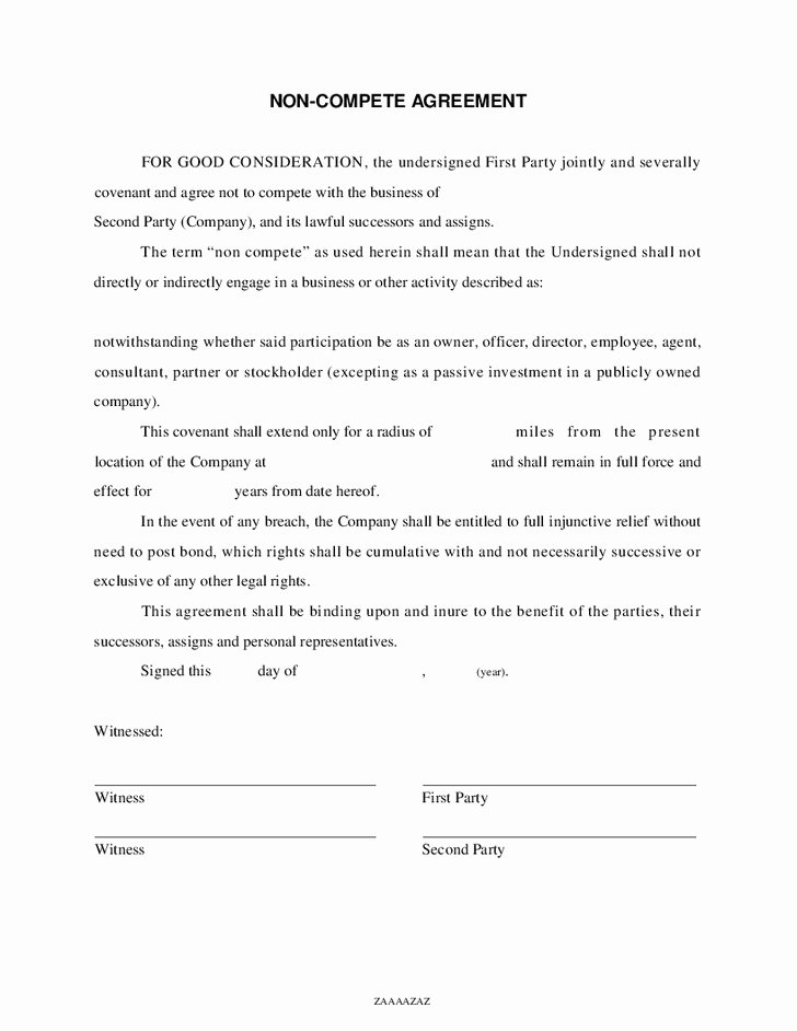 Non Profit Confidentiality Agreement Beautiful 45 Useful Sales Non Pete Agreement Template Lu C