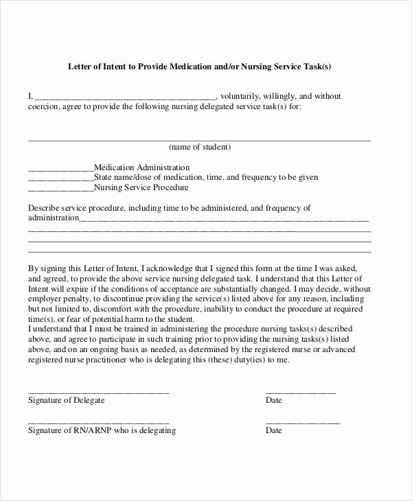 Nursing Letter Of Intent Awesome 60 Letter Of Intent Examples Pdf Word Pages Google Docs