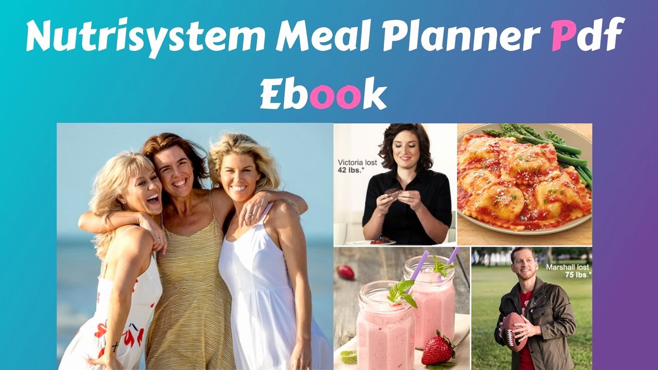 Nutrisystem Meal Planner Download Fresh Nutrisystem Meal Planner Pdf Ebook