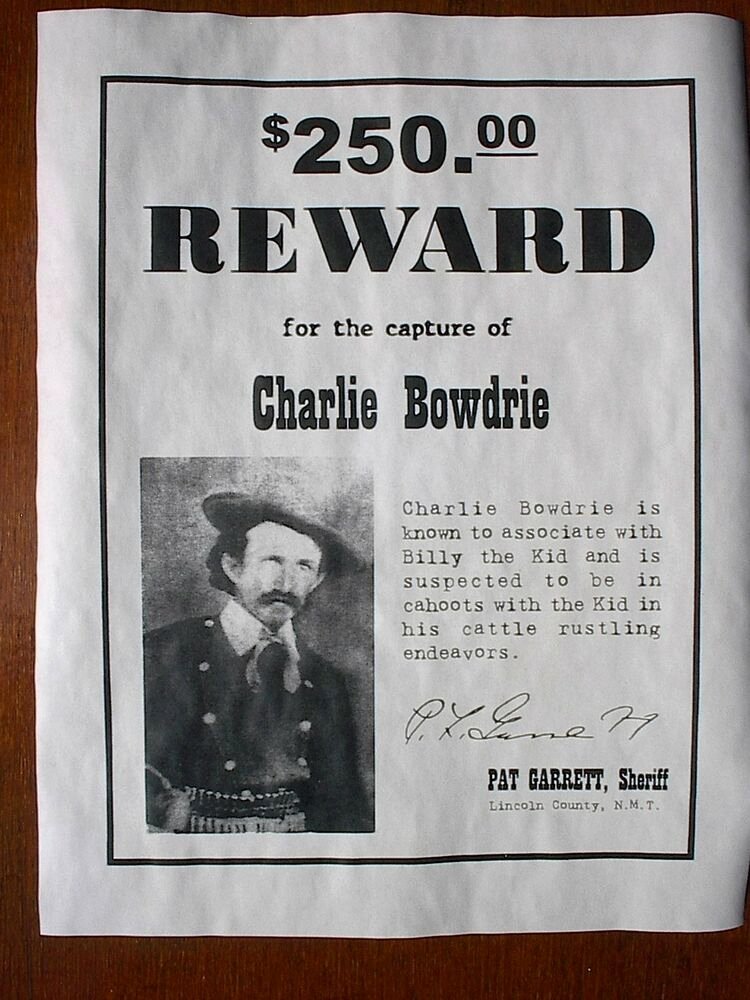 Old West Wanted Posters New 12 Poster Lot Old West Wanted Outlaws James Dalton Billy the Kid Best Ebay Deal