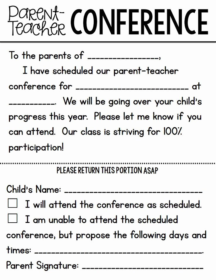 Parent Teacher Conference form Pdf Inspirational Parent Teacher Conference forms From A Teachable Teacher Pdf Class