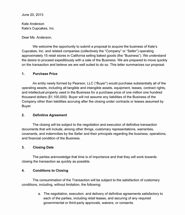 Partnership Letter Of Intent New Letter Of Intent Sample 5 Templates &amp; formats In Word Pdf