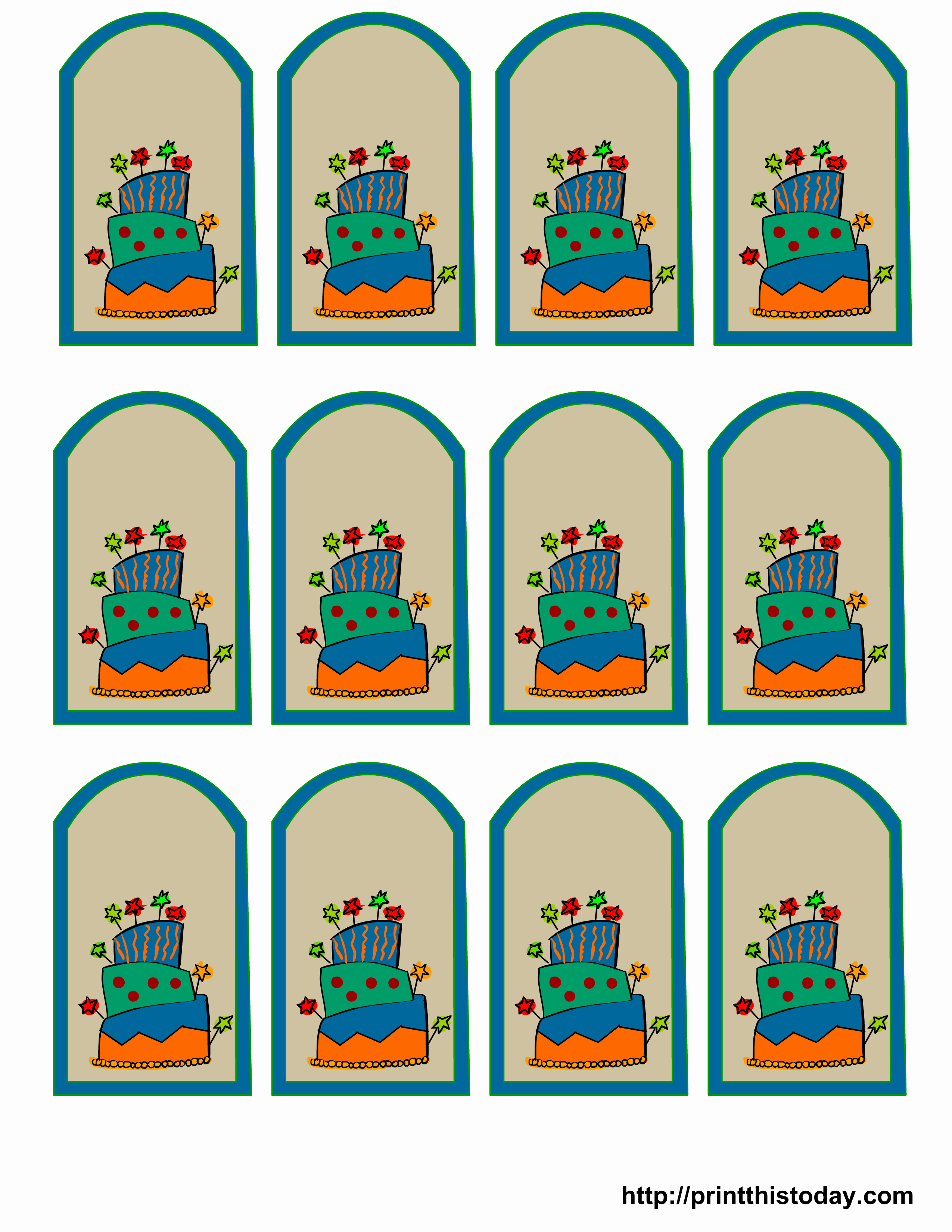 Party Favor Tags Template Elegant Free Printable Birthday Favor Tags