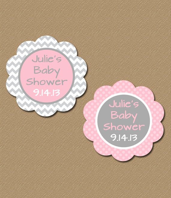Party Favor Tags Template Luxury Personalized Baby Shower Party Favor Tags Printable Pink