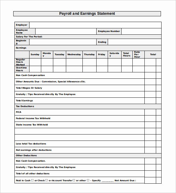 Payroll Reconciliation Excel Template Fresh 18 Payroll Templates Pdf Word Excel