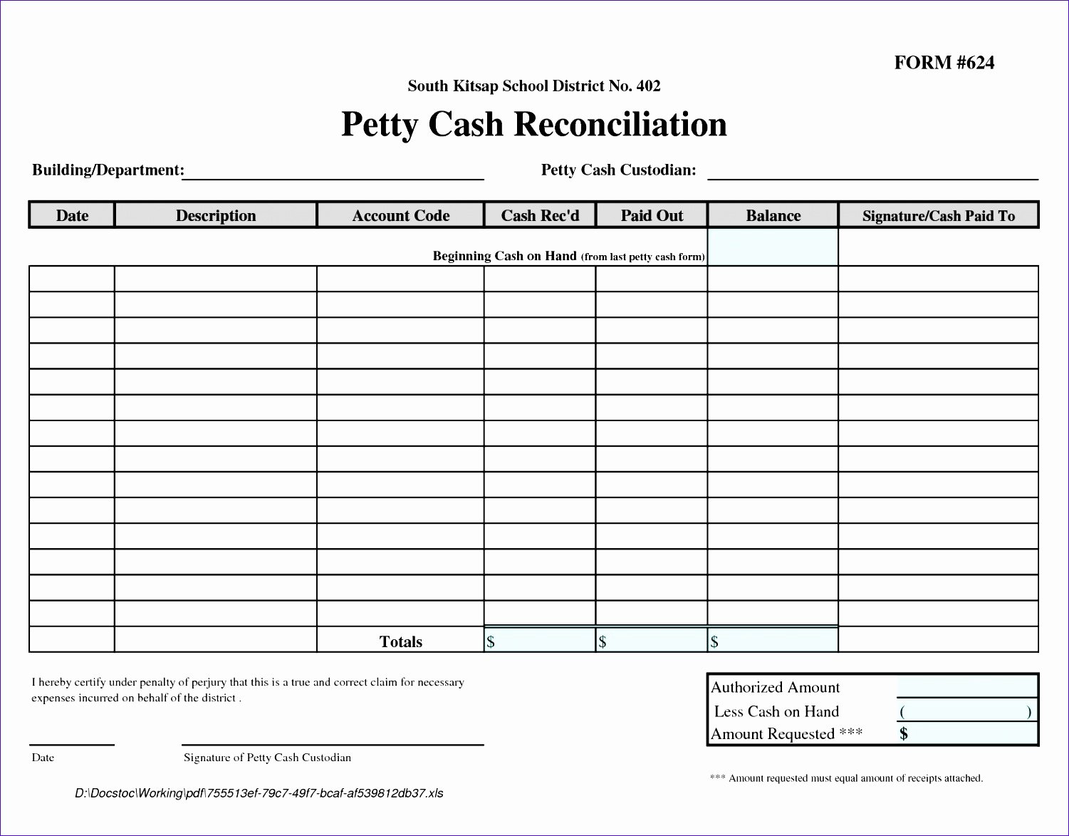 Payroll Reconciliation Excel Template Inspirational Cash Reconciliation Template