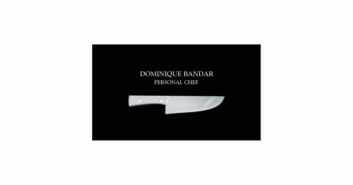 Personal Chef Business Card Lovely Personal Chef Business Card