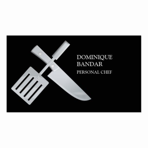 Personal Chef Business Cards Fresh Personal Chef Business Card