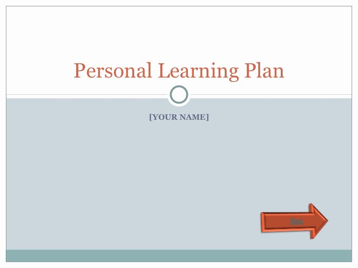 Personal Learning Plan Example Unique Personal Learning Plan Template