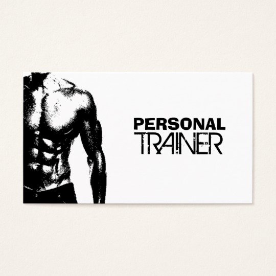 Personal Trainer Business Card Luxury Personal Trainer Business Cards