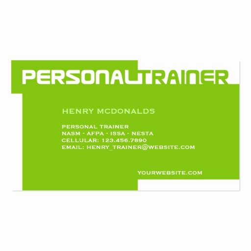 Personal Trainer Business Cards Beautiful Personal Trainer Business Card