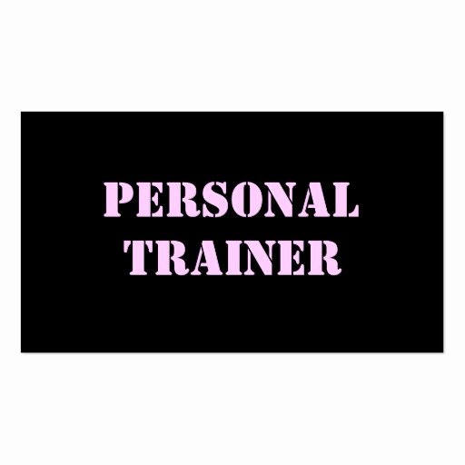 Personal Trainer Business Cards Elegant Personal Trainer Business Cards
