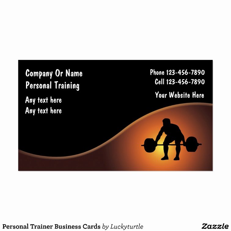 Personal Training Business Cards Awesome Personal Trainer Business Cards