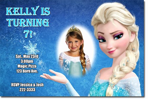Personalized Frozen Birthday Invitations Lovely Elsa Frozen Birthday Party Invitation Ideas – Bagvania Free Printable Invitation Template