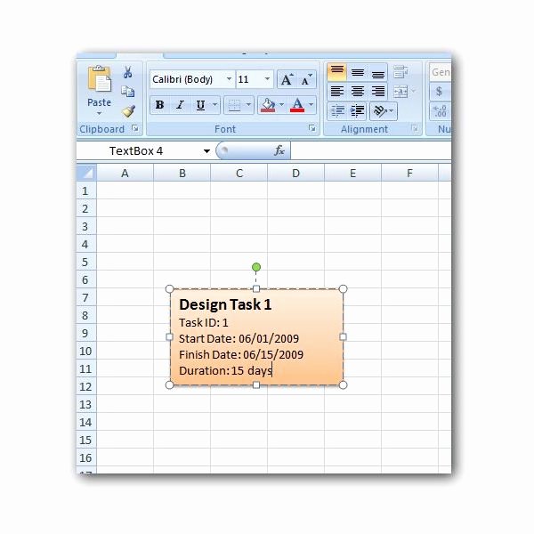 creating pert charts in excel 2007