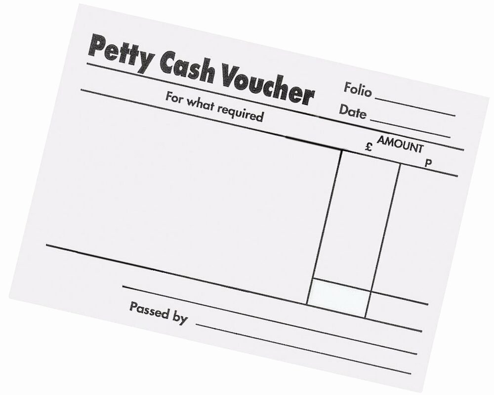 Petty Cash Voucher form Inspirational Petty Cash Voucher Book Pad Pre Printed Petty Cash Vouchers Slip Pad White 80 Sh