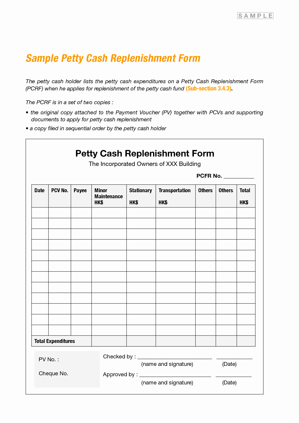 Petty Cash Voucher form Lovely Best S Of Sample Petty Cash form Petty Cash form Sample Petty Cash form Template and