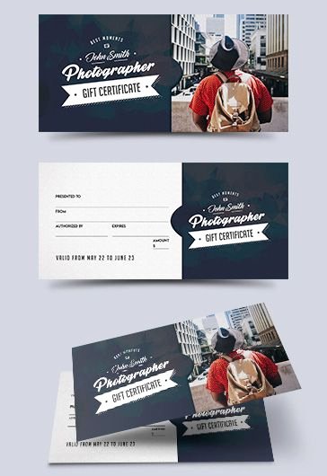 Photo Session Gift Certificate Luxury Shoot – Free Gift Certificate Psd Template – by