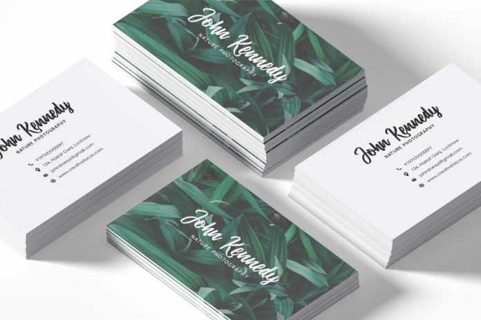 Photography Business Card Template Beautiful Free Nature Graphy Business Card Creativetacos