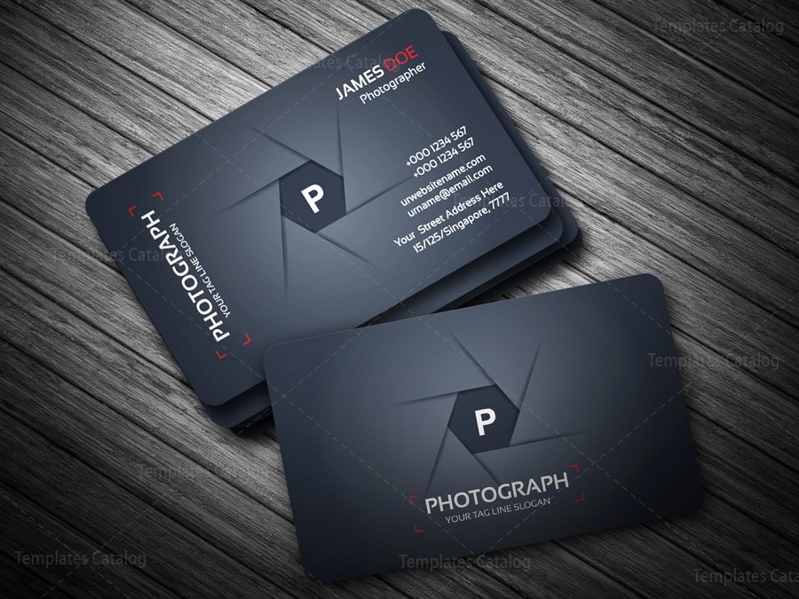 Photography Business Card Template Beautiful Grapher Business Card Template Template Catalog