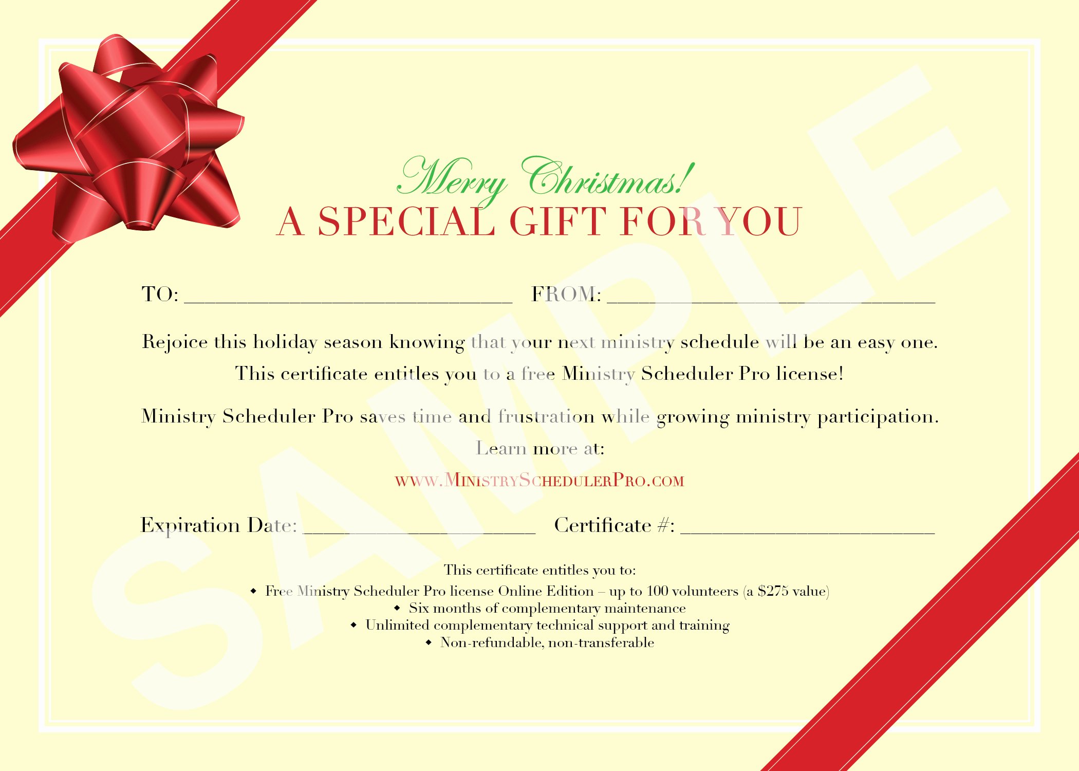 Photography Gift Certificate Wording Best Of Christmas Gift Voucher Design Template with Red Ribbon and Beige Background Color and Green Red