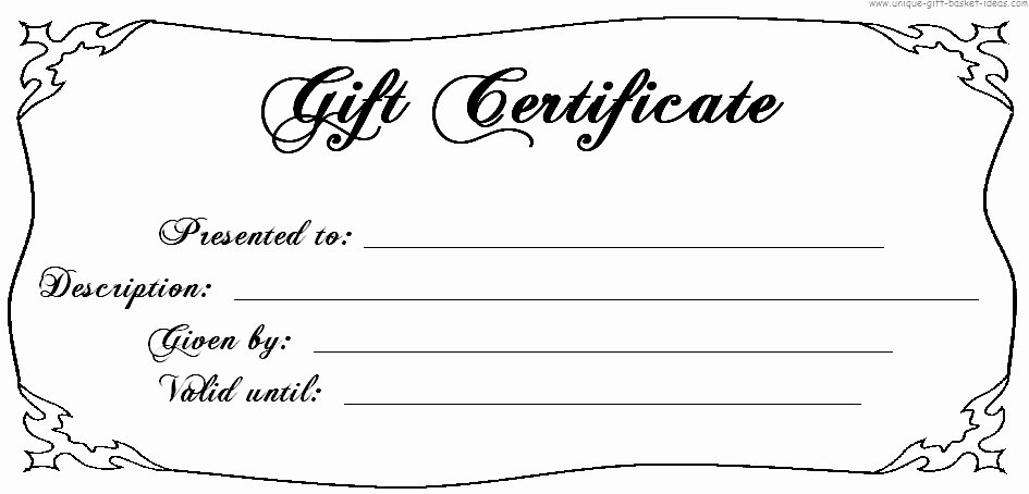 Photography Gift Certificate Wording Best Of Gift Certificates