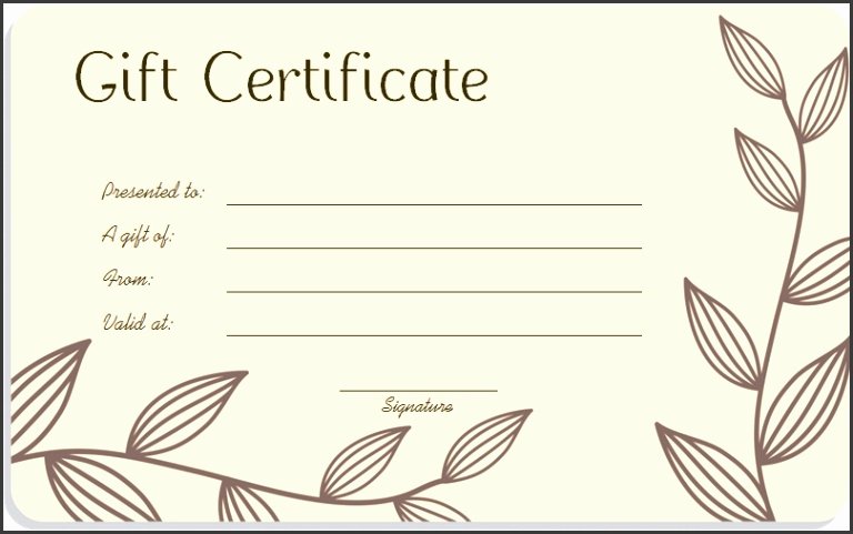 Photography Gift Certificate Wording Lovely 5 Printable Blank Gift Certificates Sampletemplatess Sampletemplatess