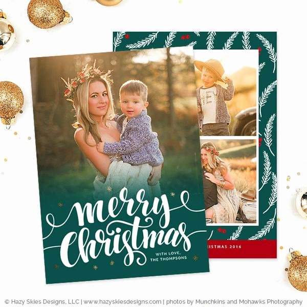 Photoshop Holiday Card Templates Awesome Christmas Card Templates