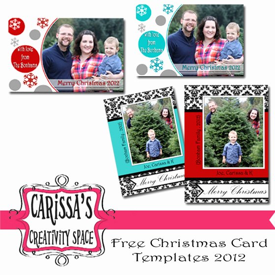 Photoshop Holiday Card Templates Awesome Free Christmas Card Templates Creative Green Living