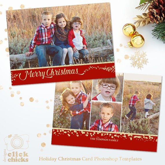 Photoshop Holiday Card Templates Elegant Items Similar to Holiday Card Template for Graphers Christmas Shop Template 5x7