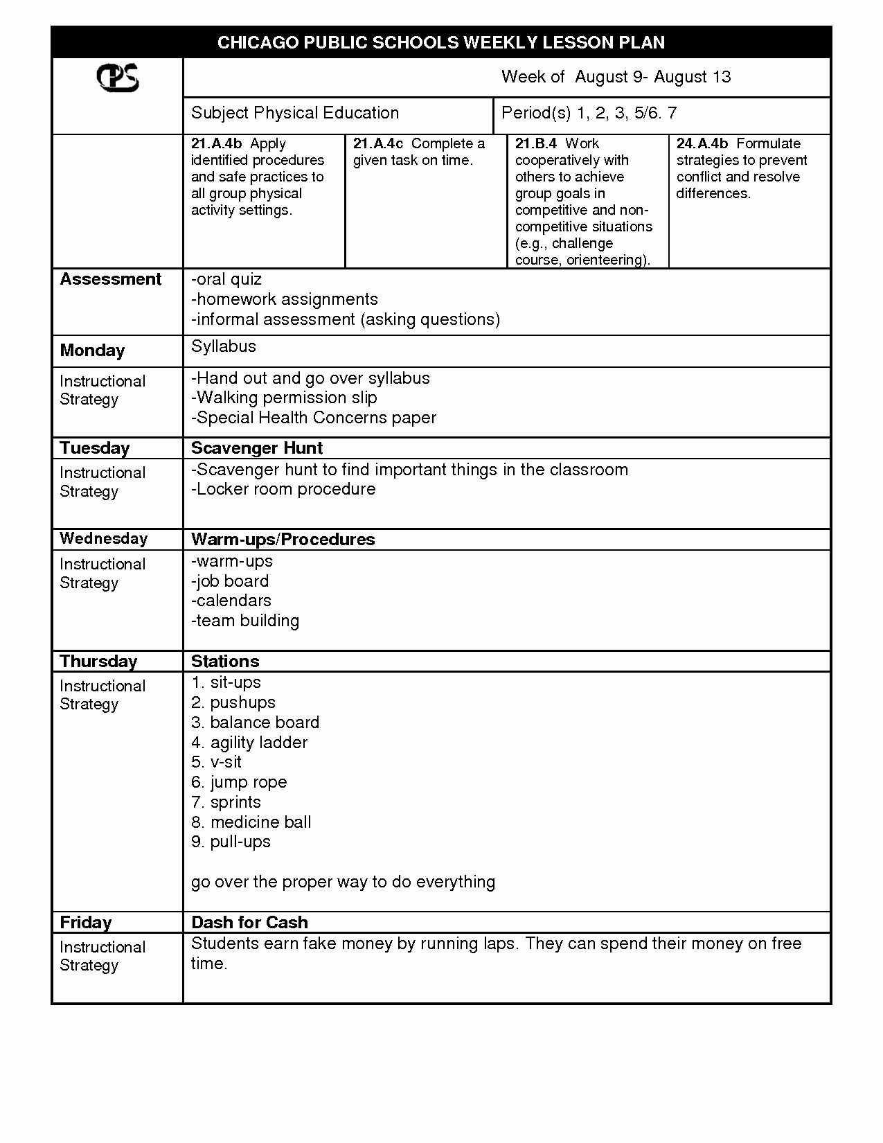 Phys Ed Lesson Plan Template Awesome Best S Of Physical Education Unit Plan Template Pe Lesson Plan Template Physical
