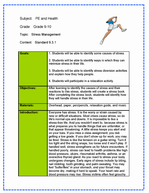 Phys Ed Lesson Plan Template Luxury Lesson Plans Davie Educational Experience